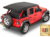 Крыша Mopar 82215146 мягкая съемная для Jeep Wrangler JL 4doors черная с тонироваными стеклами Крыша Mopar 82215146 мягкая съемная для Jeep Wrangler JL 4doors черная с тонироваными стеклами